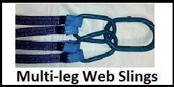 multi leg web slings